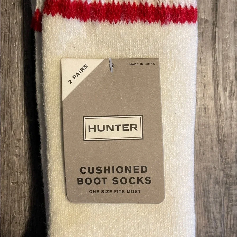 Hunter NWT 2 pair cushioned boot socks